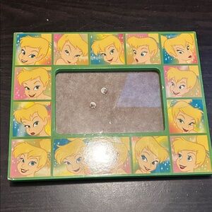 Disney Tinker Bell Green and Yellow Photo Frame